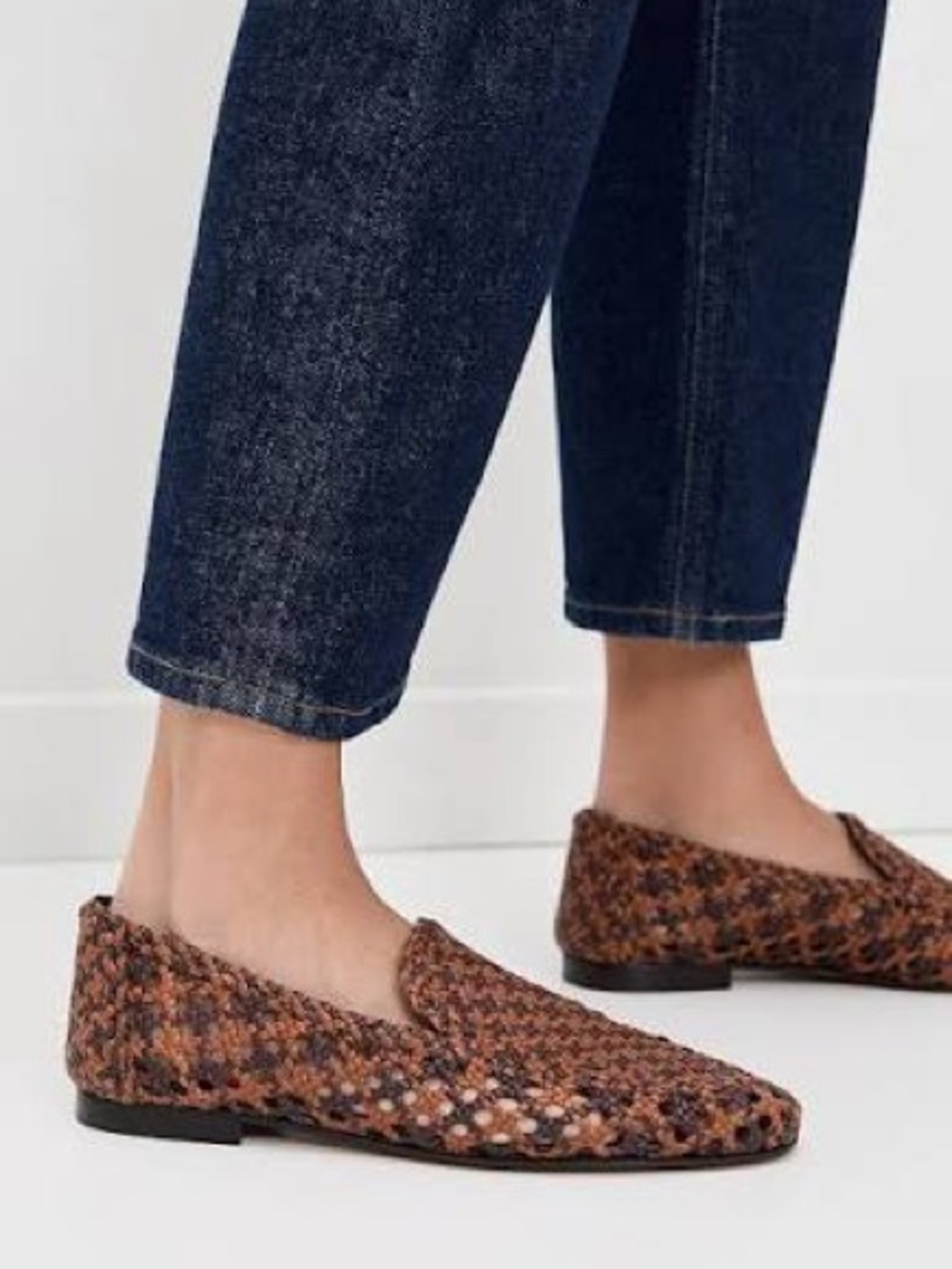 Zimmermann Helix Woven Leather Loafers - EU Size 40 US Size 9.5 - NEW in box